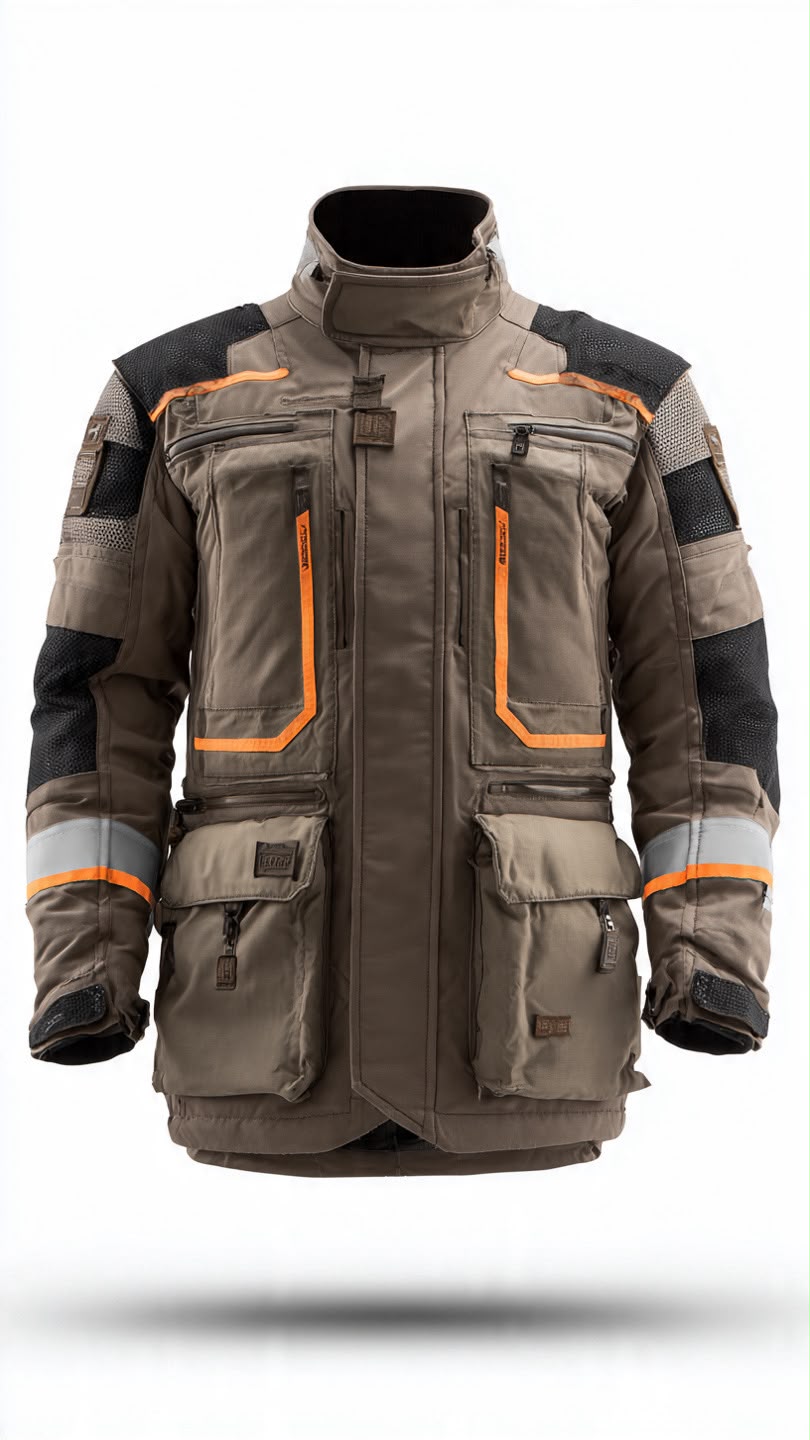 Textile Long Jacket
